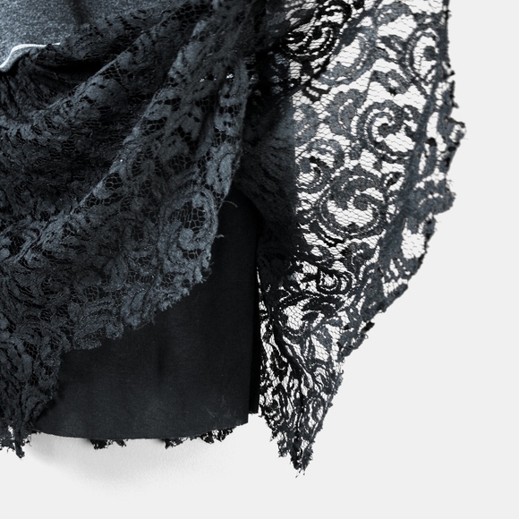 UO // French Terry Lacemix Dress - Picture 2 of 5